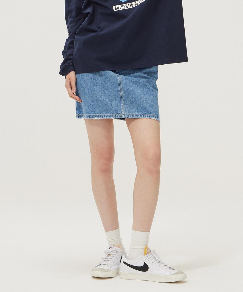 Lee Mini Denim Skirt Indigo Medium