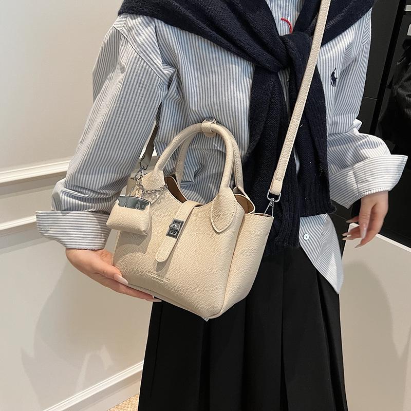 2025 Frühling/Sommer Damen Stilvolle Koreanische Bucket Bag – Vielseitige Lässige Schulter- & Umhängetasche