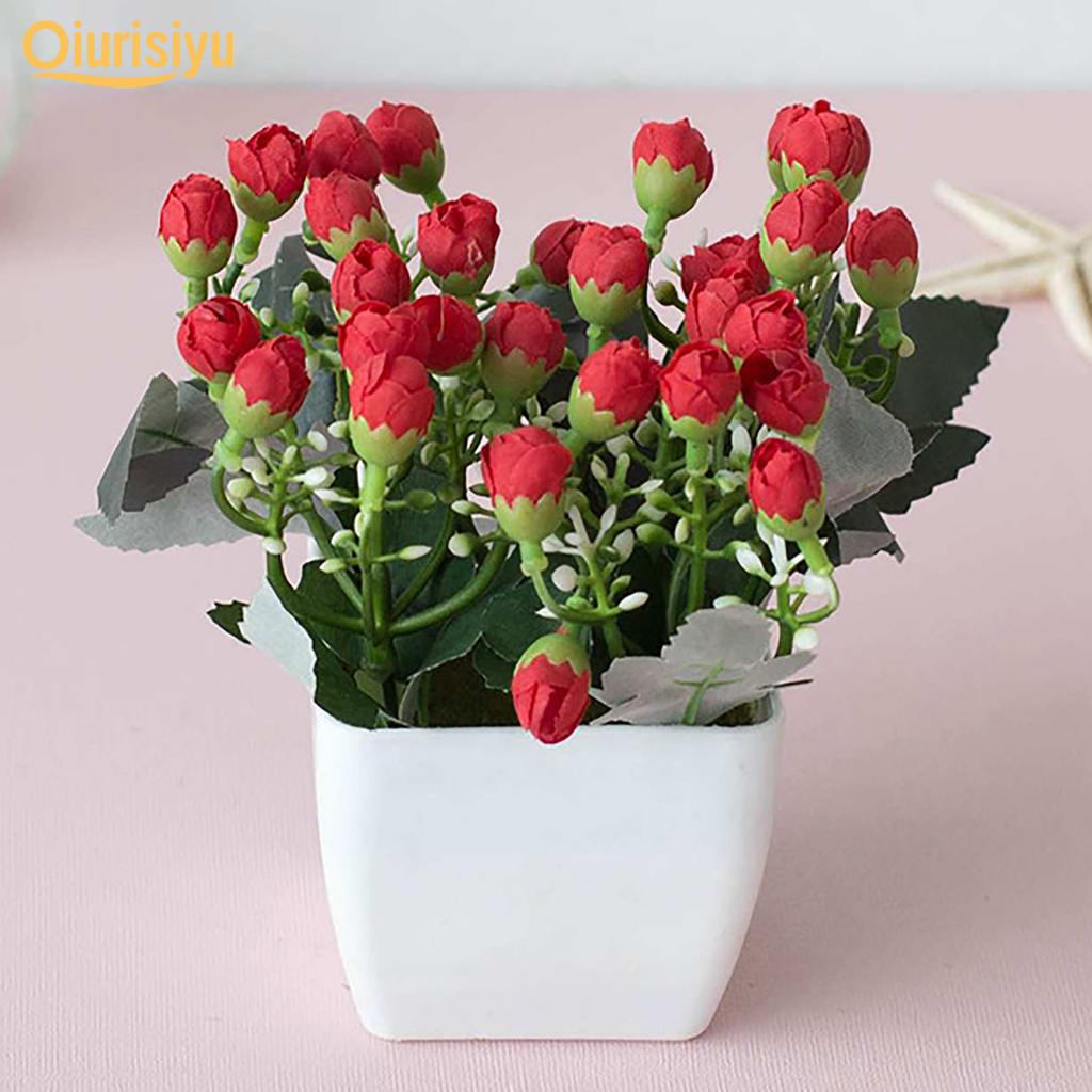 Buy Artificial Flower Bonsai Plastic Small Tree Pot at affordable