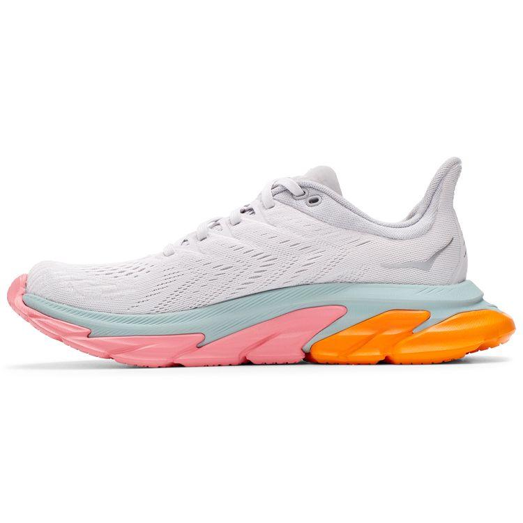 HOKA Clifton Edge Nimbus Cloud Lunar Rock Женские Кроссовки Белые 1110511-NCLR