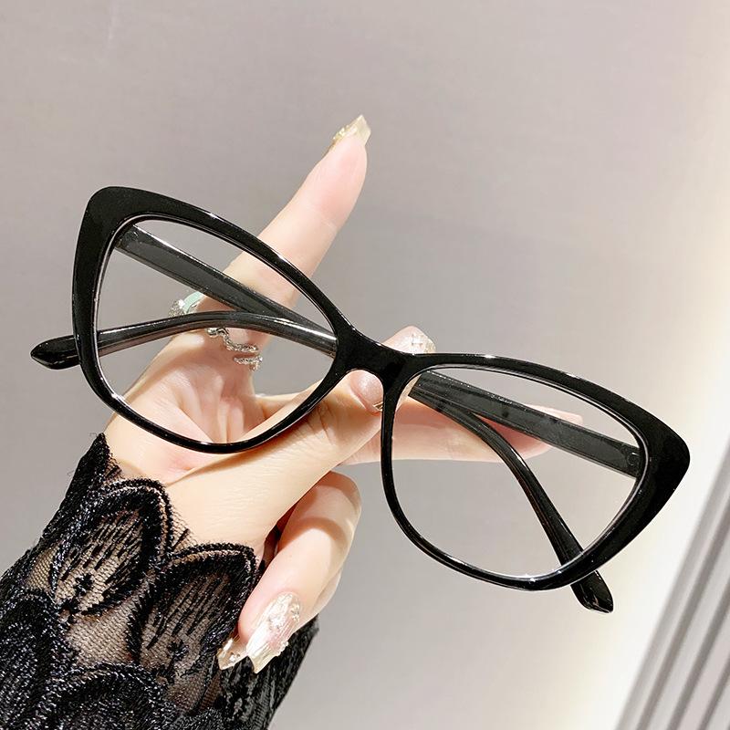 High-End Tortoiseshell Cat-Eye Fashion Presbyopic Glasses - Anti-Blue Light, Single Vision