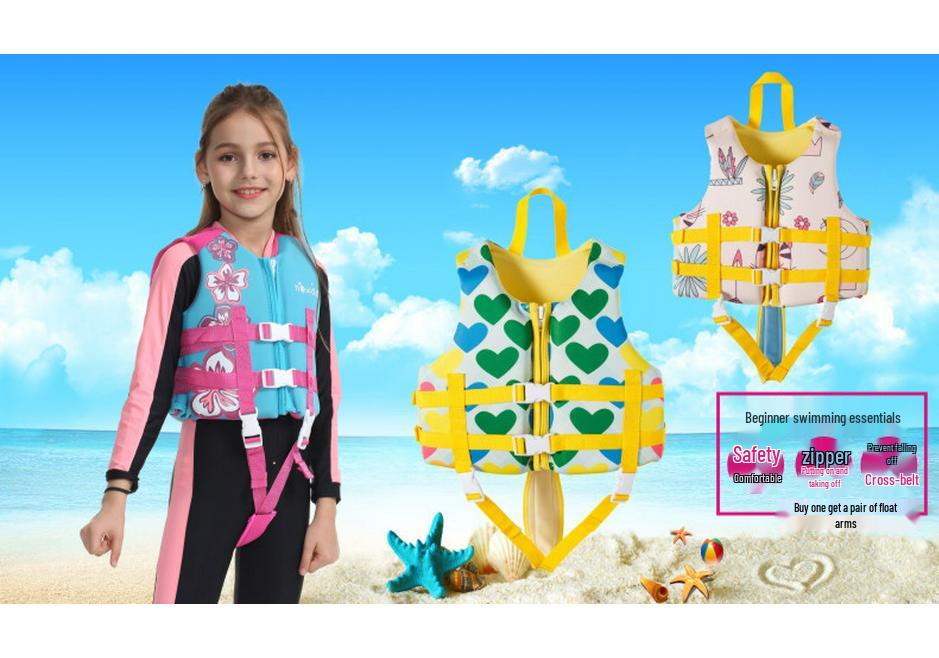 Premium Children's Life Jacket - Safety and Warmth for Boys and Girls - Buoyancy Vest for Snorkeling and Swimming
