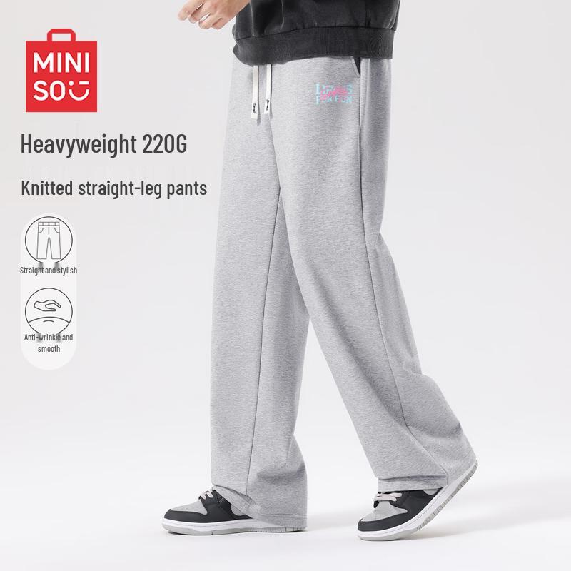 MINISO Men s Straight-Leg Casual Pants M