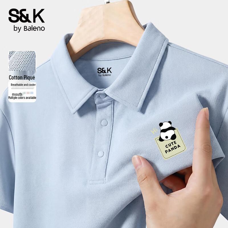 

Baleno Men s JPB Panda Cotton Pique Polo Shirt 5XL