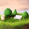 Yousheng 3 Pcs Mini Tree Figurines Miniature Fake Tree Micro Landscape Fairy Garden Ornament Tiny Artificial Greenery Tree Model for DIY Crafts