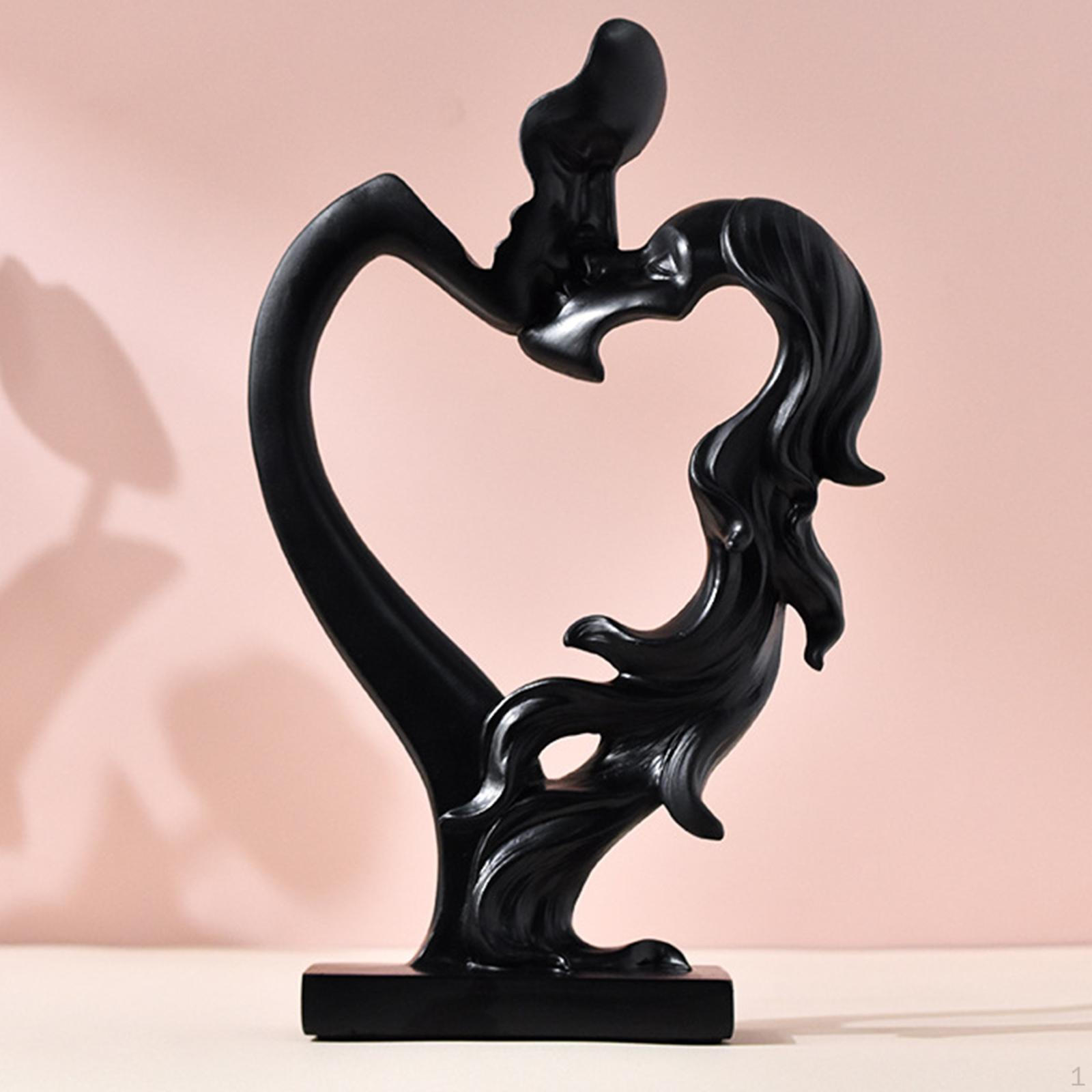 

Фигурка целующейся пары, украшение для рабочего стола, статуя поцелуя для центрального стола, спальни, дома