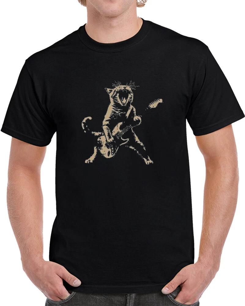 

Rock And Roll Retro Cat T Shirt S