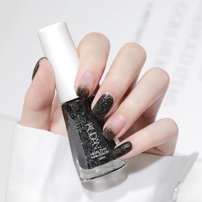 Water-based Peelable Odorless Quick-Dry Nail Polish Top Coat & Strengthener