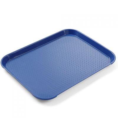Small Fast Food Polypropylene Serving Tray BLUE Hendi 878729