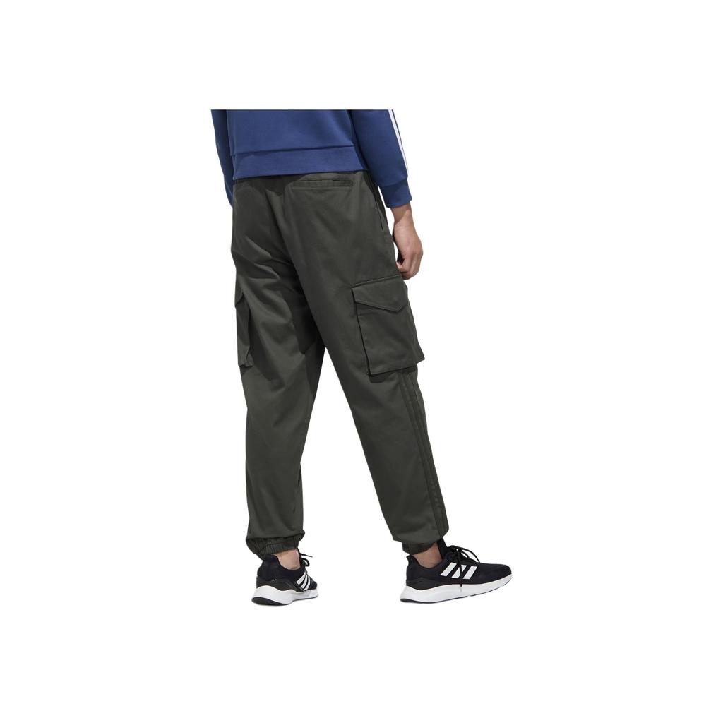 Adidas Neo Multi-Pocket Sport Casual Pants Men Bottoms Deep-Earth-Brown FU1048