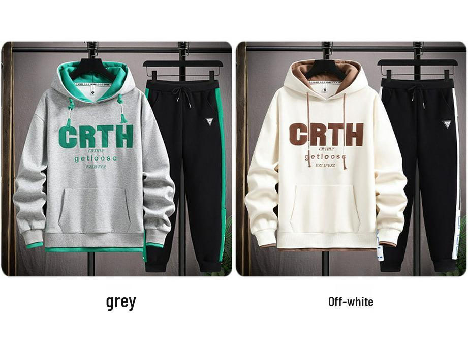 Huggorm Herr Huvtröja - Avslappnad, Tjock Sammet, Lös Passform, Trendig Ungdomsstil för Vår och Höst.