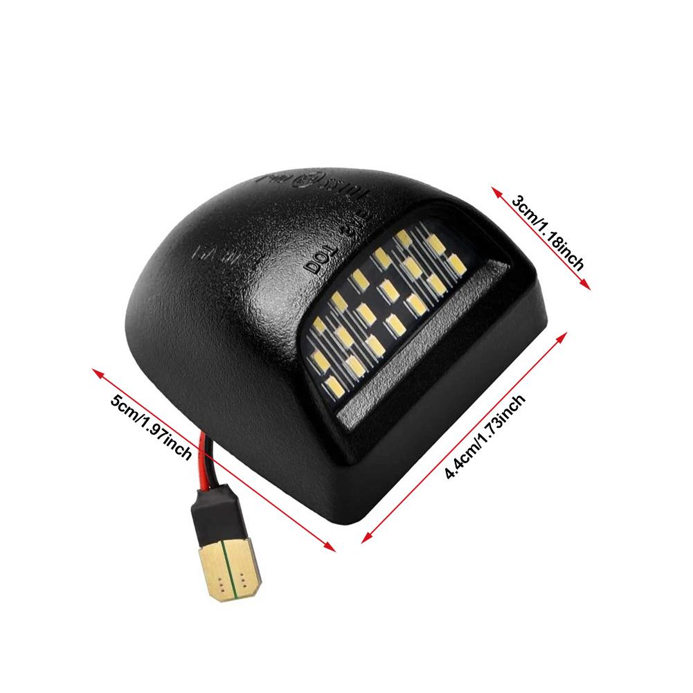 Car LED License Plate Light High Brightness LED Number Plate Lamp for GMC/Chevrolet/Cadillac/Silverado 12V 6500K
