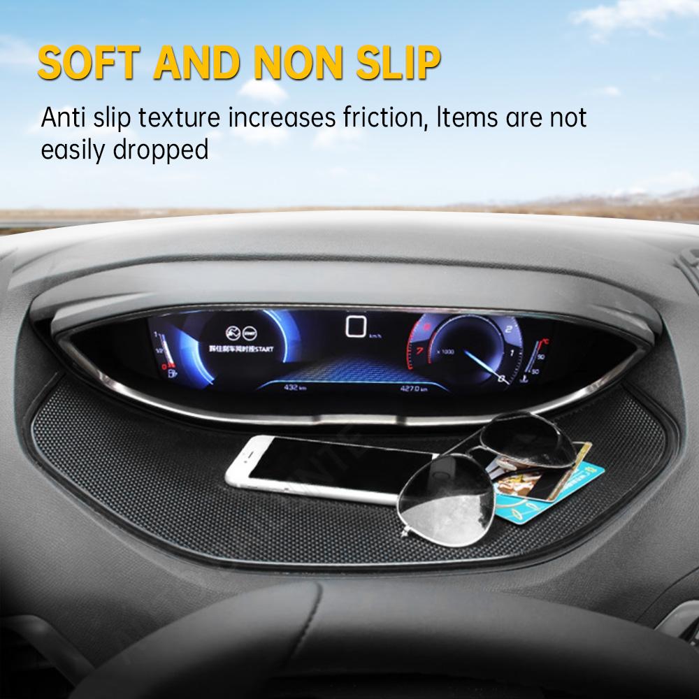 Per Peugeot 3008 4008 5008 GT 2016-2020 2025 2025 2025 Auto Ibrida Cruscotto Adesivo Pad Antiscivolo in Gomma Accessori Interni