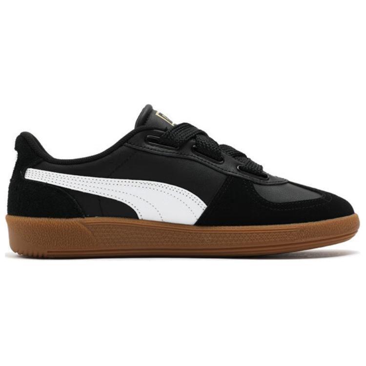PUMA Palermo Wide Lace Sd 'Black White Gold' Women's 402109-02