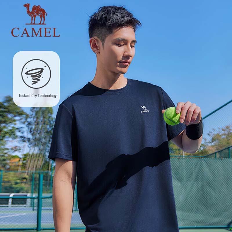 

CAMEL Men s Round Neck Functional Short Sleeve T-Shirt XL