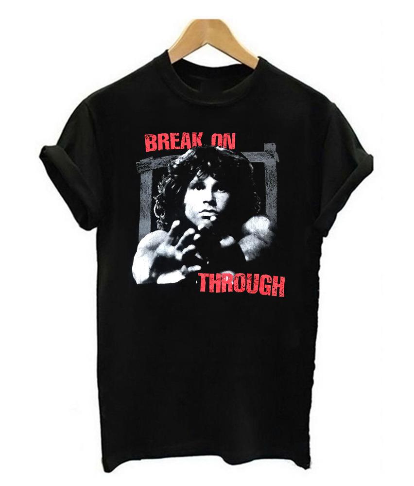 The Doors Jim Morrison Break On Through T-Shirt Schwarz Größe S Bis 5XL Unisex T-Shirt