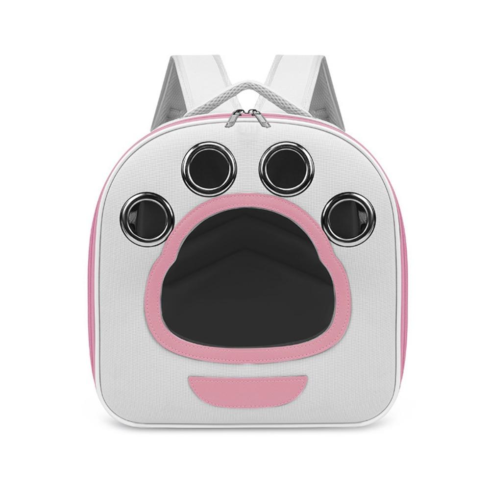 Breathable Pet Backpack Foldable Portable Pet Bag Convenient Travel Cat Carrier  Window Design