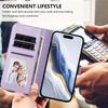 WEFOR Cute Cat Embossed Wallet Case for Samsung Galaxy S26 S25 S24 S23 Ultra S25 S26 Edge, Flip Cover, Card Holder, Wrist Strap