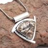SOLID STERLING SILVER TURTELLA JASPER INCH PENDANT Jasper Turtella Silver