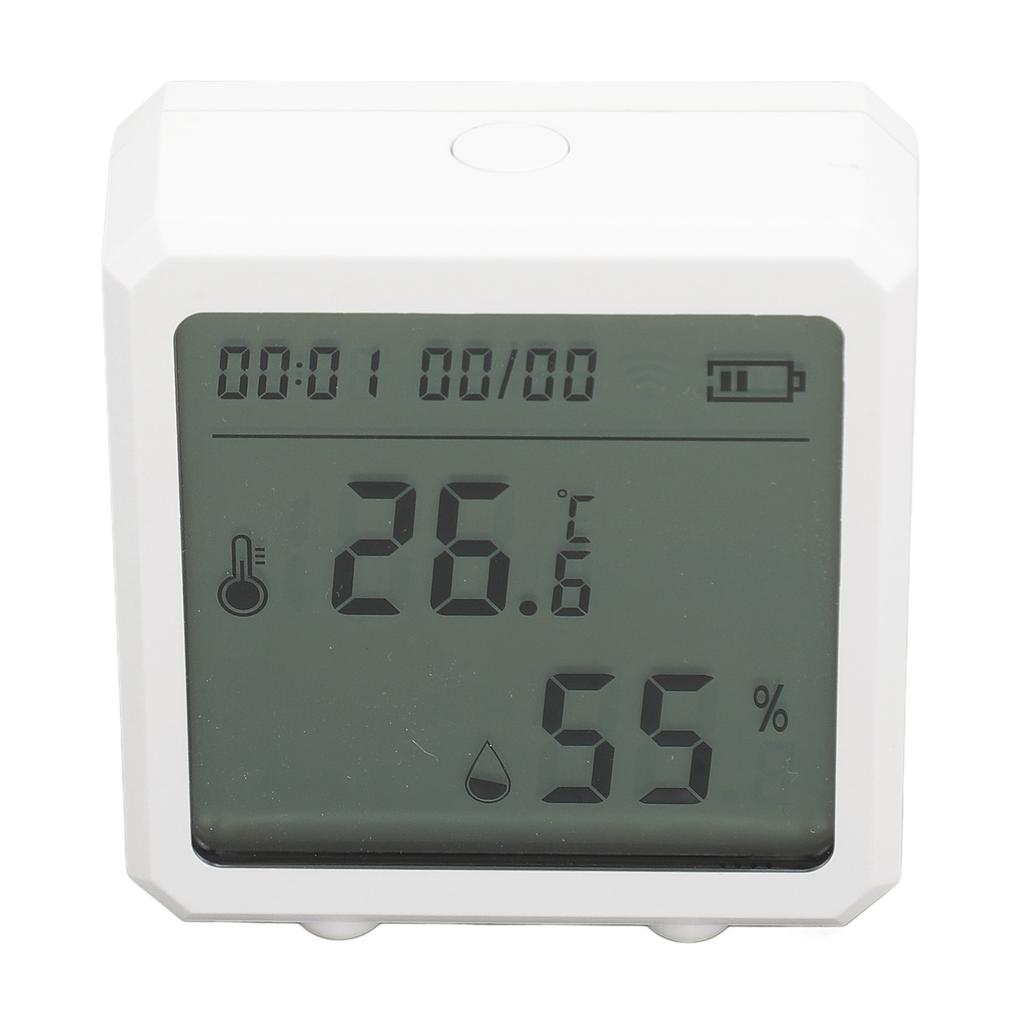Monitor de Temperatură și Umiditate Control Vocal Senzor de Temperatură Wifi Higrometru cu Alertă prin Aplicație pentru