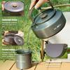 3PCS Camping Pots and Pans Set Outdoor Cooking Mess Kit Pots for Backpacking Camping Hiking and Picnic