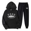 Corteiz Trendy Street Volný Set Mikin s Kapucí Dámský Krása Hip-hop Skateboarding Ležérní Pánský Outfit