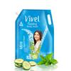 Vivel Cooling Body Wash, Mint & Cucumber Shower Gel, 1500ml Supersaver XL Refill Pouch, Moisturizing & Fragrant Bodywash, For Soft, Smooth & Fresh Ski