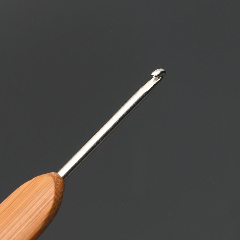 Bamboo Handle Crochet Diy Hand-Knitting Tools Household Set Wool Needle Round Head Hook Sweater Needle Complete Set Of Needles