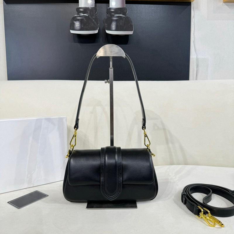 

2025 Весна/Лето Женская Модная Сумка Кроссбоди Через Плечо в Форме Подушки 20x8x12cm чёрный