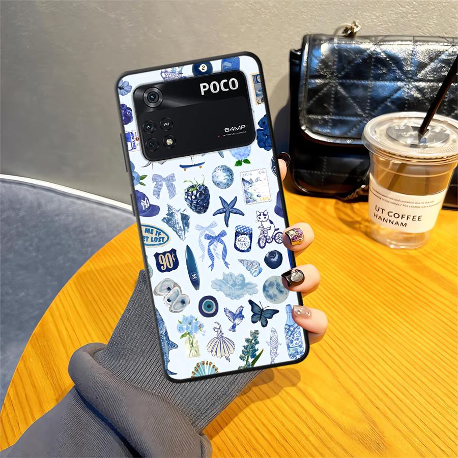 

Чехол для телефона Funda для Xiaomi Poco F8 X3 X4 X5 X7 Pro C71 M5 C61 C75 M3 M4 M7 Pro C50 F1 F3 Роскошный Морской Пейзаж Вино Poco M3 Pro 5G