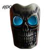 Horror Theme Room Accessories Halloween Flameless LED Candle Spooky Skull Pumpkin Fake Pillar Candles Battery Creative Gift for Lovers Operated