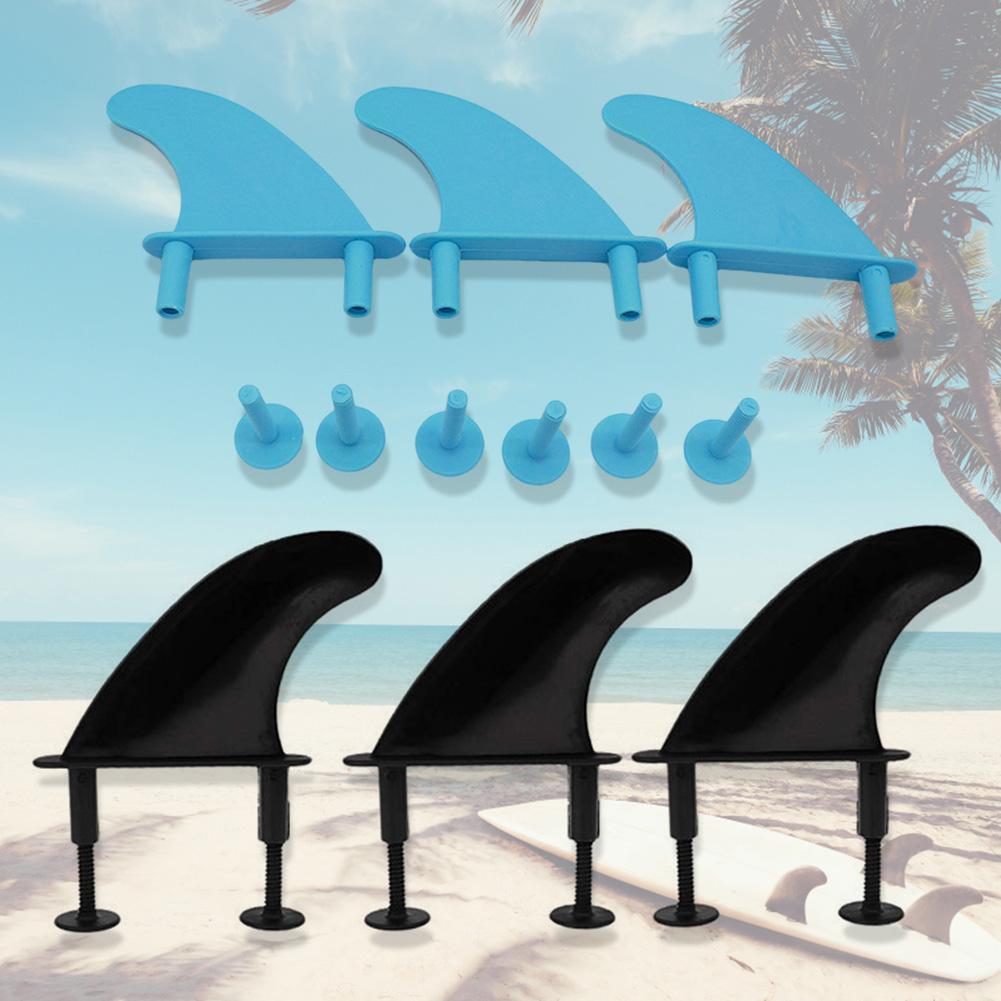 Set Of 3 Replacement Paddle Board Fin, Quick Release Detachable Stand Up Paddleboard Fin, Surfing Watershed Fin, Stand Up Paddleboard Tail Rudder