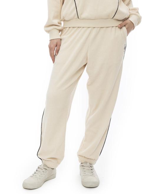 Luka Women'S Beige All-Time Modern Wide Jogger Pants (Ve11Lp326Wdr)
