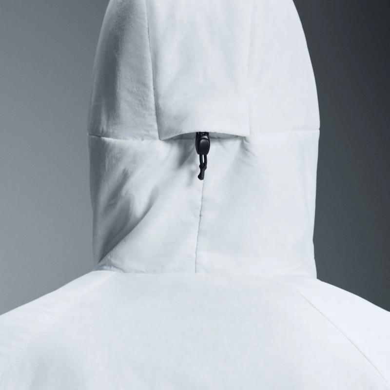 On Trek Outdoor Warm Hooded Jacket Men Jacket White 1ME30170069