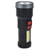 LED Flashlight with COB Sidelight USB Charging Ultra Bright Flashlight Portable Eletric Torch for