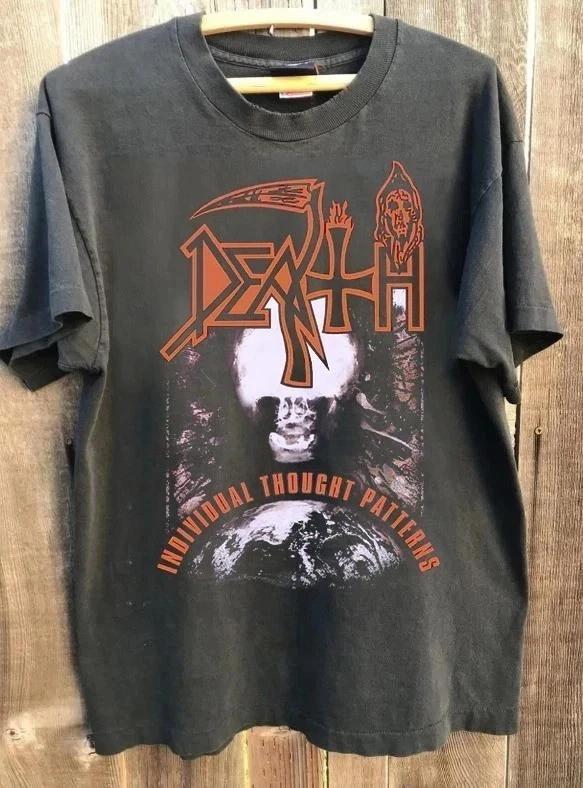 Death Individual Thought Pattenrns T-shirt Nera Banda Rock Anni '90