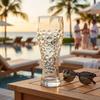 Thickened Glass Beer Mug 300/560ml Ice Coffee Cup Creative Juice Glass  Restaurant