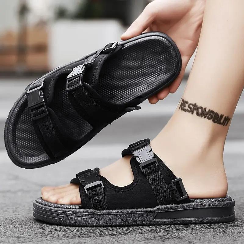 Módní pánské pantofle na pláž Ploché PVC Pánské pantofle Levné boty Likvidace Trend 2025 Elegantní Nízká cena Letní výprodej Klapky Zábava Y2k