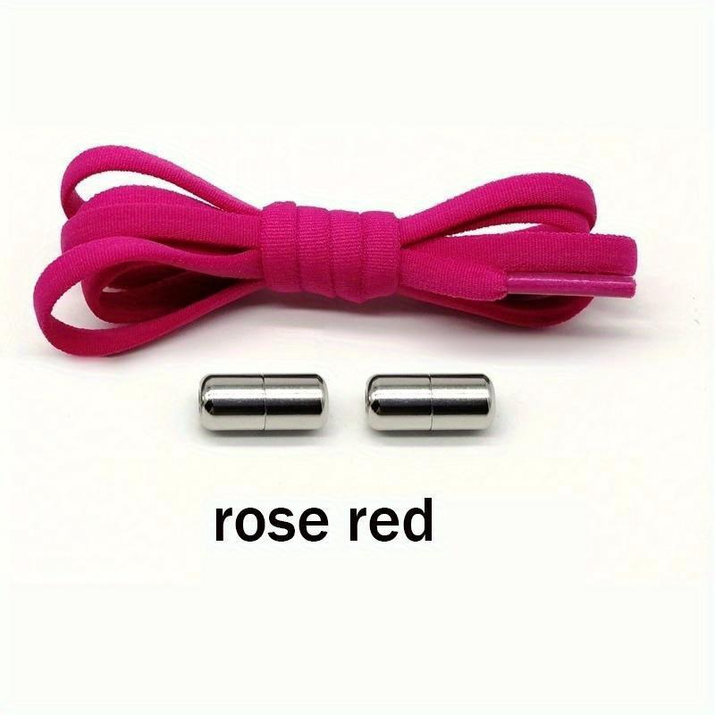 No-Tie Elastic Shoelaces for Sneakers & Skate Shoes - Adjustable, Stylish, Unisex - Secure, Comfortable Fit with Buckles, Spandex Material
