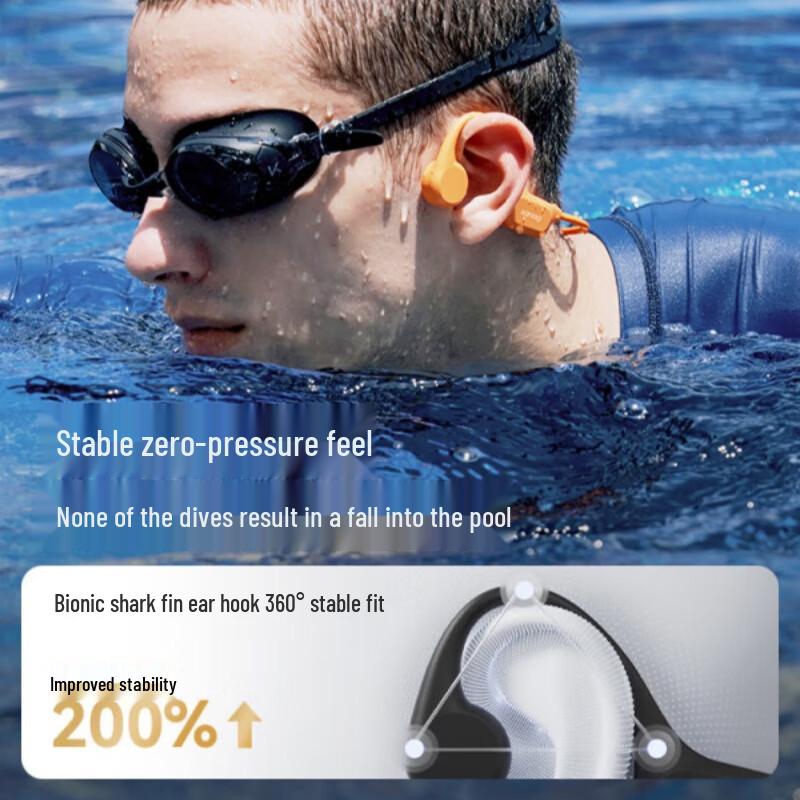 Saina B60 Bone Conduction Open-Ear Sports & Swimming Headphones