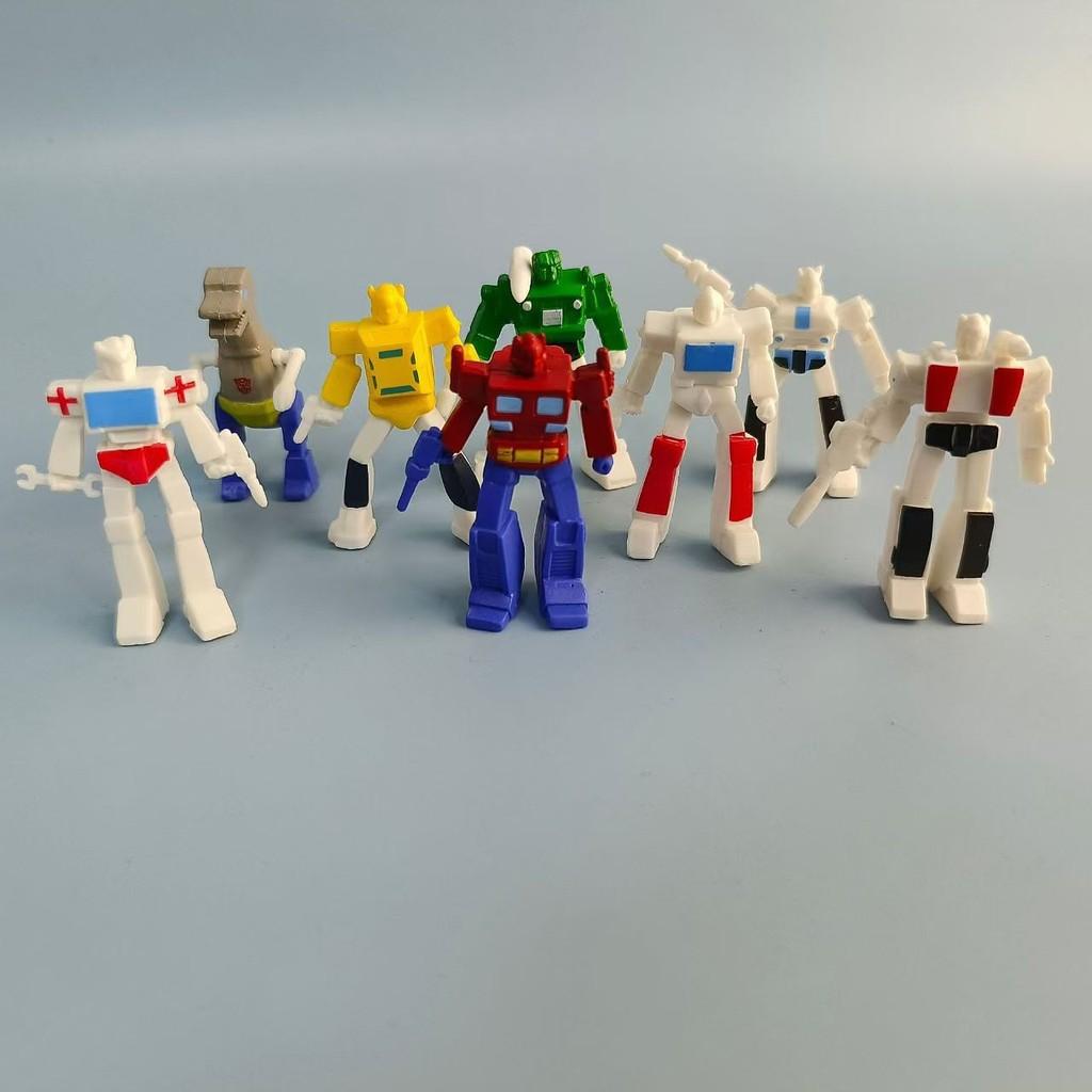 Robot Playful Transformer Model Toy Pvc Decorated Figure For Car Accessories