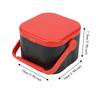 4PCS Plastic Worm Bait Holder with Clip Worm Storage Case Durable Fishing Bait Box  for Lure Storage