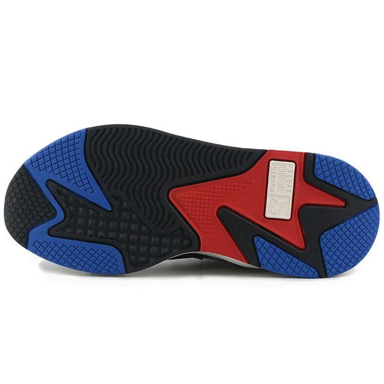 Puma Rs 2.0 Fabric Synthetic Leather Panorama Retro Color Block Low Top Lifestyle Sneakers Unisex sneakers Black White Gray 375872-01