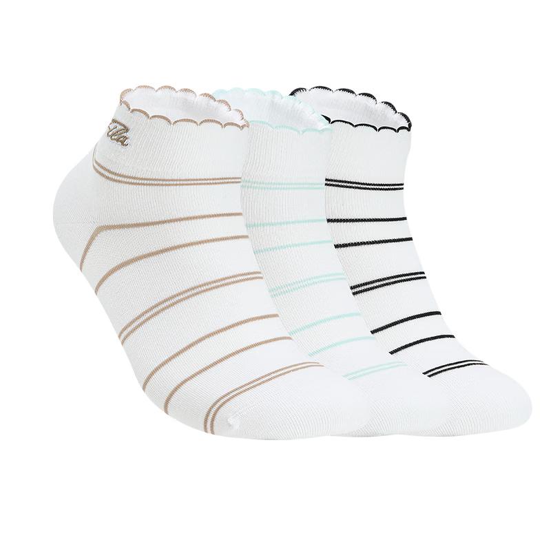 FILA Women's Low-Cut Golf Socks (3-Pair Set)