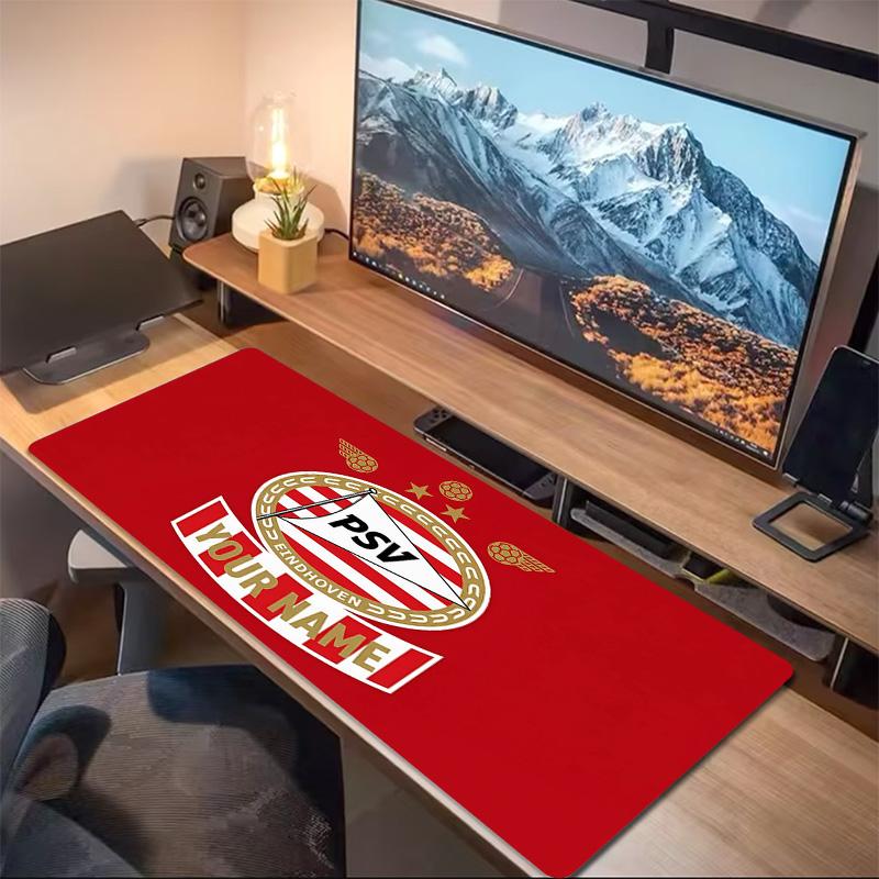 PSV Eindhoven Print  Cushion Non-slip Laptop Tablet Big Mousepad XXL Mat Mini PC Playmat With Lock edge