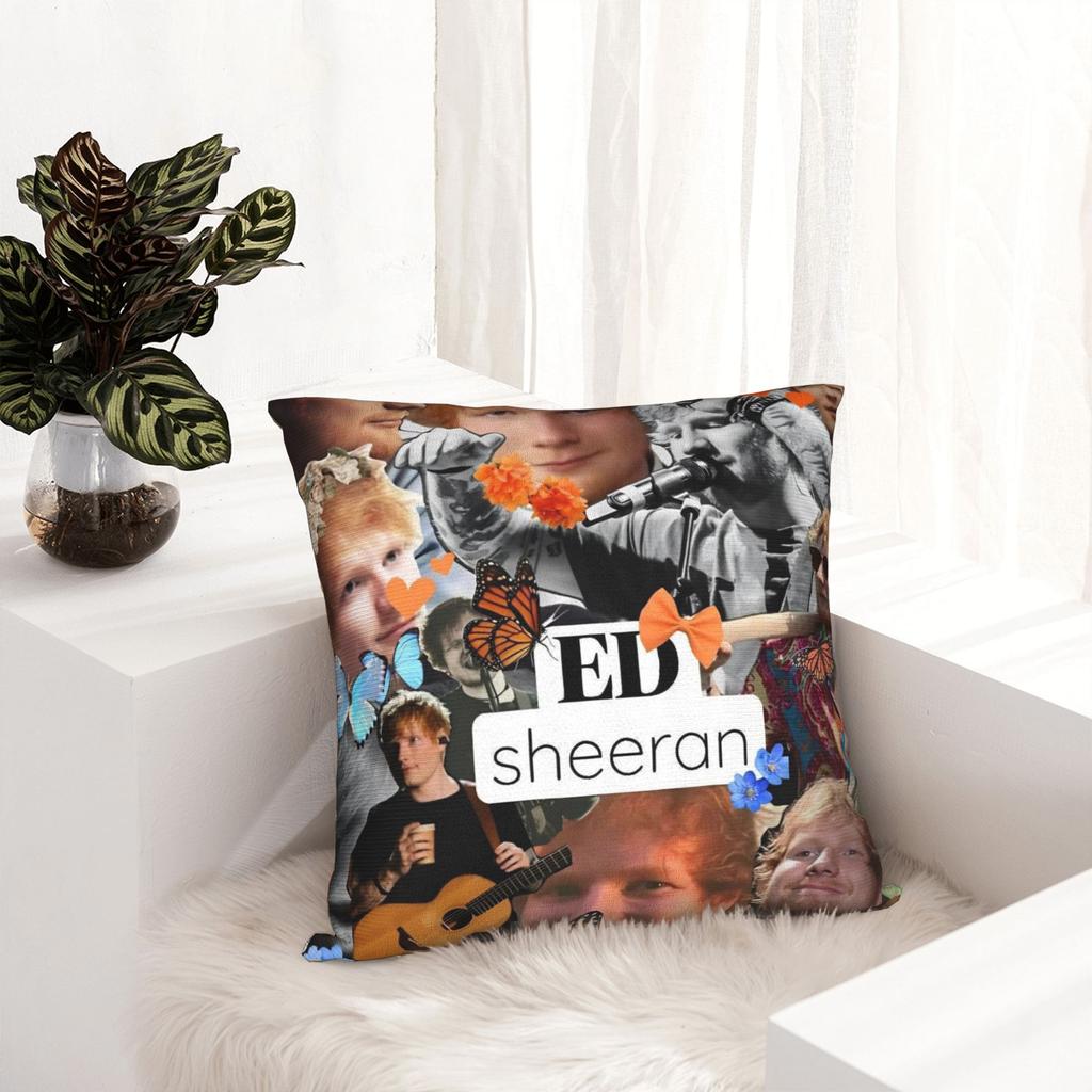 Ed Sheeran Loop Tour 2026 Pillowcase Merchandise Printing Cushion Cover Decorative  Pillow Case Cover Home Multiple Sizes