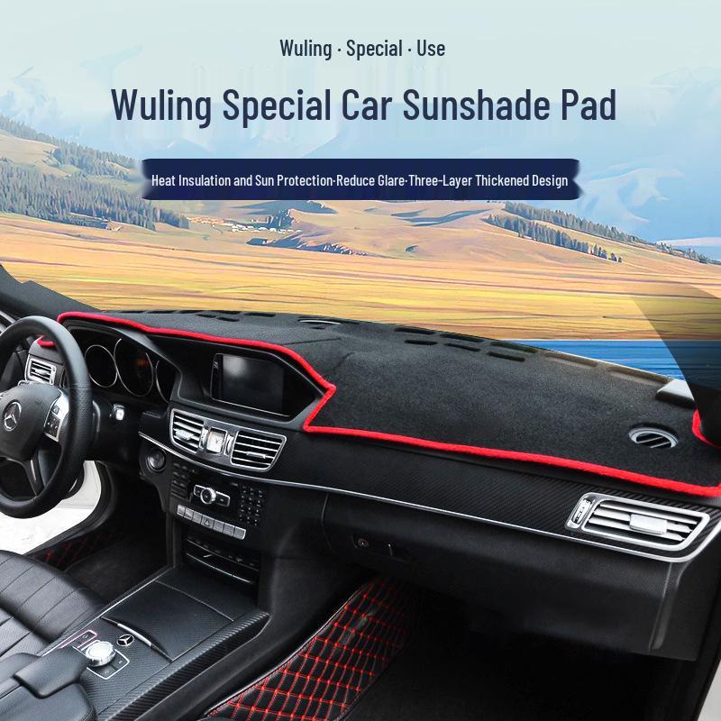 Wuling Hongguang V/S Center Console Sunshade Pad with Non-Slip, Light-Blocking Features - Compatible with All Models