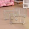 1:12 Dollhouse Simulation Metal Traffic Protective Fence Railing Dollhouse Mini Station Decoration Micro Scene Construction Prop