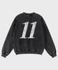 SAINTPAIN Sp Block Pigment Oversized Sweatshirt Black
