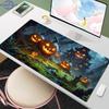 HHalloween Cute Pumpkin Mouse Pad Desk Mat Large NonSlip AntiFray Keyboard Ergonomic Office Rubber Pc Home Custom